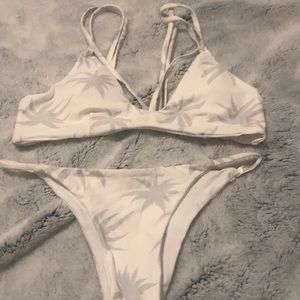 New gray and white swimwear